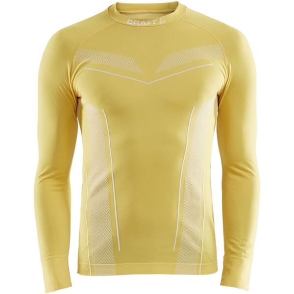 Craft Pro Control Seamless Maillot Manches Longues Hommes - Jaune