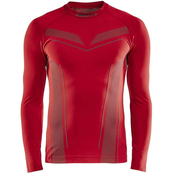 Craft Pro Control Seamless Maillot Manches Longues Hommes - Rouge