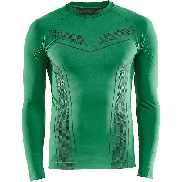 Craft Pro Control Seamless Maillot Manches Longues Hommes - Vert