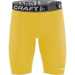 Craft Pro Control Compressieshort - Geel