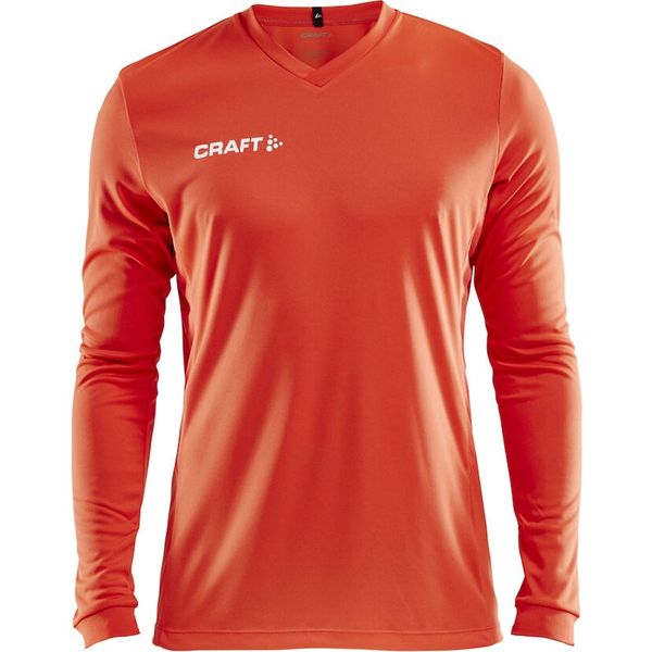 Craft Squad Solid Voetbalshirt Lange Mouw Heren - Oranje
