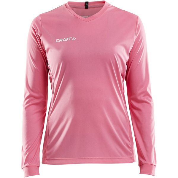 Craft Squad Solid Voetbalshirt Lange Mouw Dames - Roze
