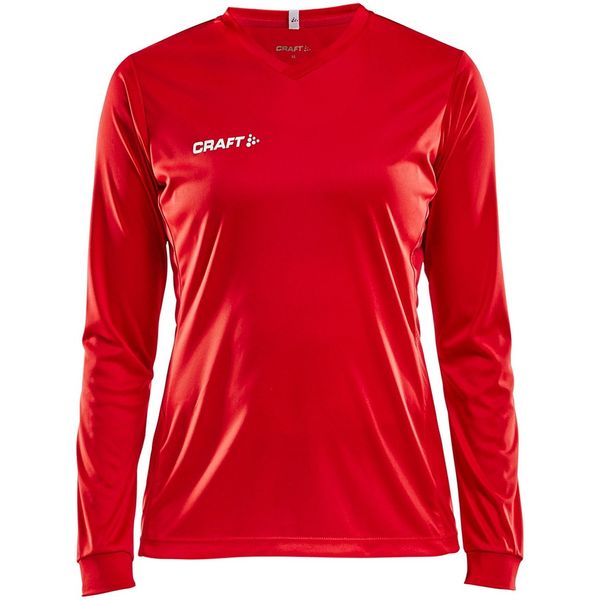 Craft Squad Solid Maillot À Manches Longues Femmes - Rouge
