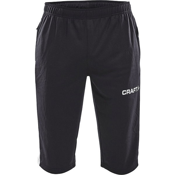 Craft Progress Pantalon D‘Entraînement 3/4 Hommes - Noir / Blanc