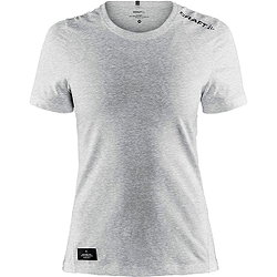 Craft Community Funktions T-Shirt Damen - Grau Meliert