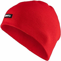 Craft Community Gebreide Muts - Rood