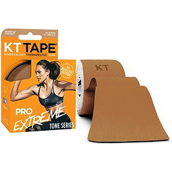 KT Tape Pro Extreme Tape Precut (5 X 25Cm) - 20 Pcs - 5 Mètres - Beige