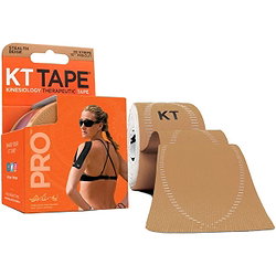 KT Tape Pro Tape Precut (5 X 25Cm) - 20 Pcs - Beige