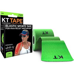 KT Tape Original Tape Precut (5 X 25Cm) - 20 Pcs - 5 Mètres - Vert