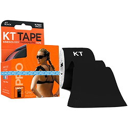 KT Tape Pro Tape Ungeschnittenes - 5 Meter - Schwarz