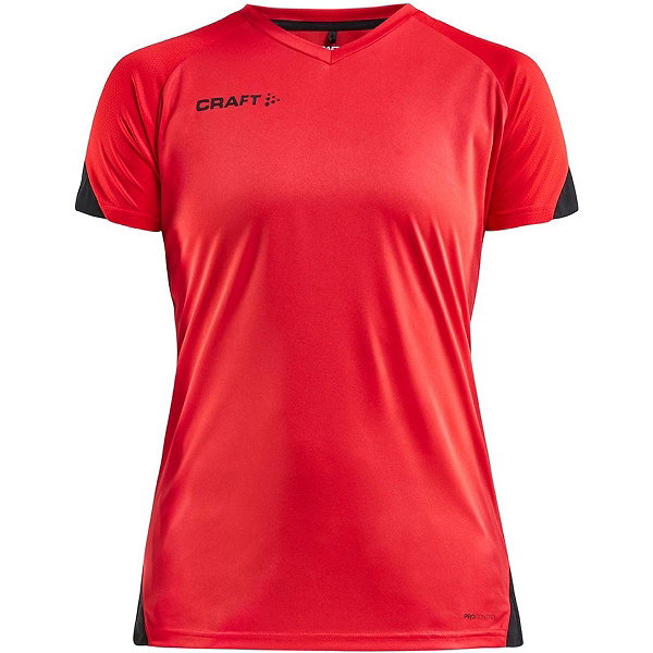 Craft Pro Control Impact T-Shirt Femmes - Rouge / Noir