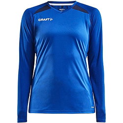 Craft Pro Control Impact Voetbalshirt Lange Mouw Dames - Royal / Wit