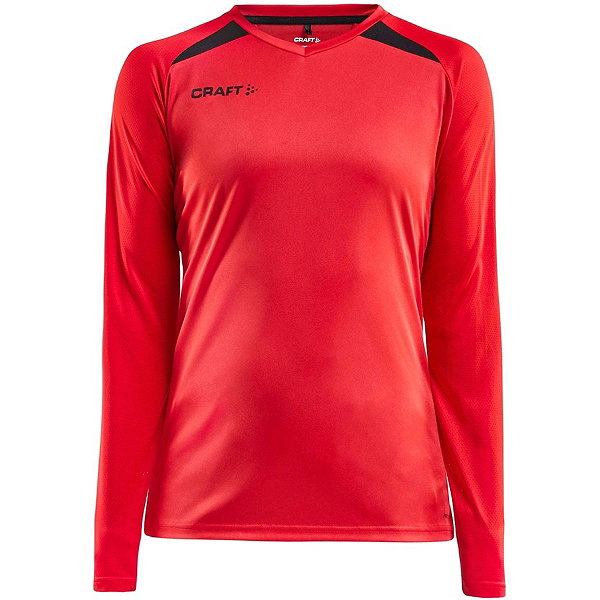Craft Pro Control Impact Maillot À Manches Longues Femmes - Rouge / Noir