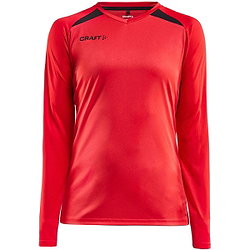 Craft Pro Control Impact Maillot À Manches Longues Femmes - Rouge / Noir