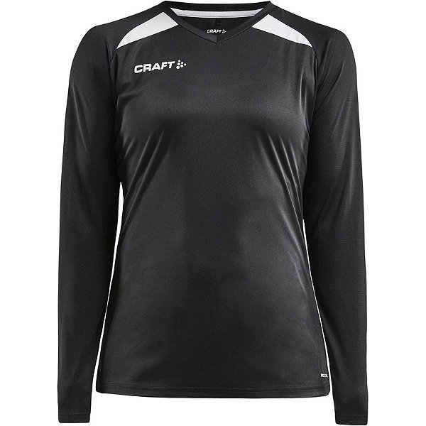 Craft Pro Control Impact Trikot Langarm Damen - Schwarz / Weiß