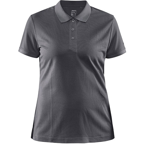 Craft Unify Polo Dames - Donkergrijs Gemeleerd