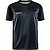 Craft Evolve Scheidsrechtersshirt Korte Mouw Heren - Zwart