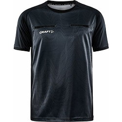 Craft Evolve Scheidsrechtersshirt Korte Mouw Heren - Zwart