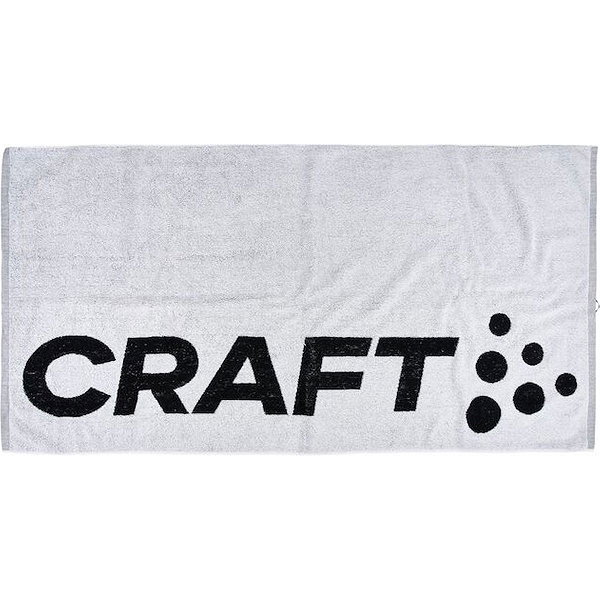 Craft Serviette De Bain - Blanc / Noir