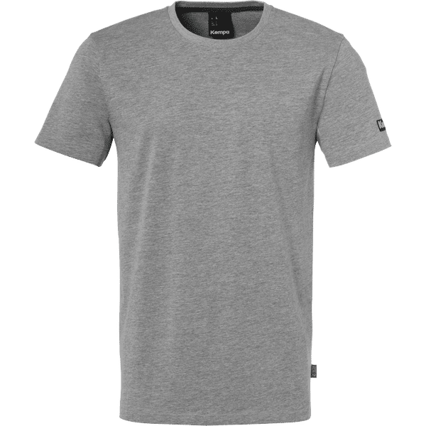 Kempa Status T-Shirt Kinderen - Donkergrijs Gemeleerd