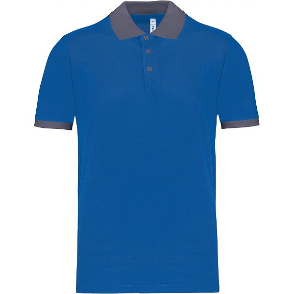 Proact Funktions Poloshirt Herren - Royal / Grau