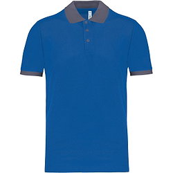 Proact Functionele Polo Heren - Royal / Grijs