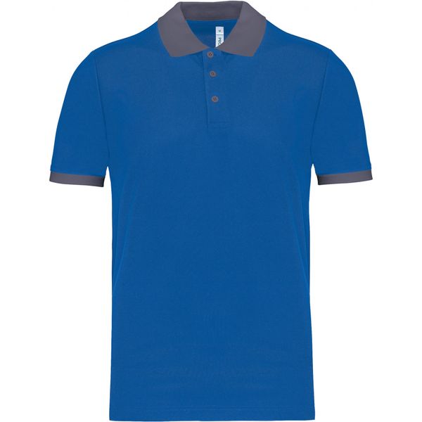 Proact Polo Fonctionnel Hommes - Royal / Gris