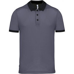 Proact Functionele Polo Heren - Grijs / Zwart