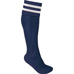 Proact Contrast Chaussettes De Football - Marine / Blanc