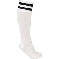 Proact Contrast Chaussettes De Football - Blanc / Noir