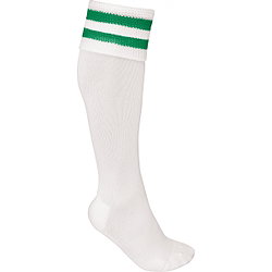 Proact Contrast Chaussettes De Football - Blanc / Vert