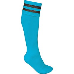 Proact Contrast Chaussettes De Football - Turquoise / Gris