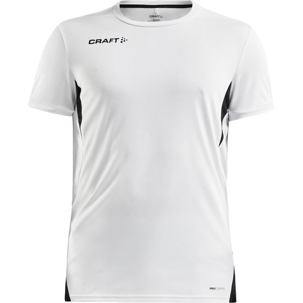Craft Pro Control Impact T-Shirt Hommes - Blanc / Noir