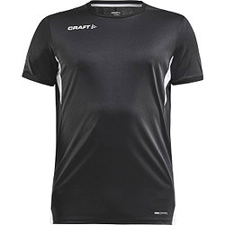 Craft Pro Control Impact T-Shirt Kinder - Schwarz / Weiß
