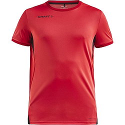 Craft Pro Control Impact T-Shirt Kinderen - Rood / Zwart