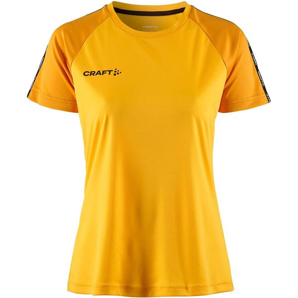 Craft Squad 2.0 T-Shirt Dames - Geel
