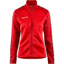 Craft Squad 2.0 Zip Trainingsjacke Damen - Rot