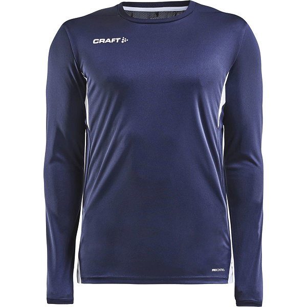 Craft Pro Control Impact Voetbalshirt Lange Mouw Heren - Marine