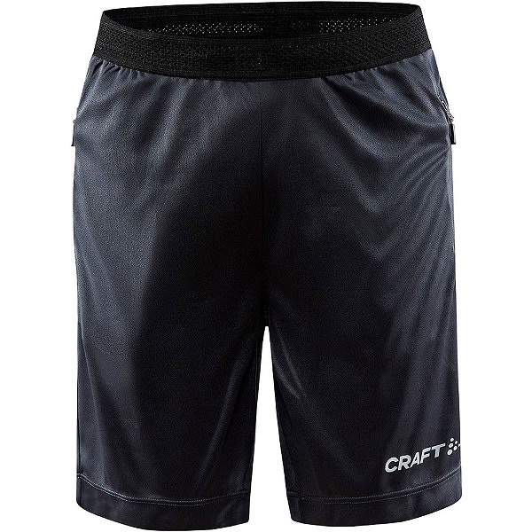 Craft Evolve Zip Pocket Short Enfants - Asphalte