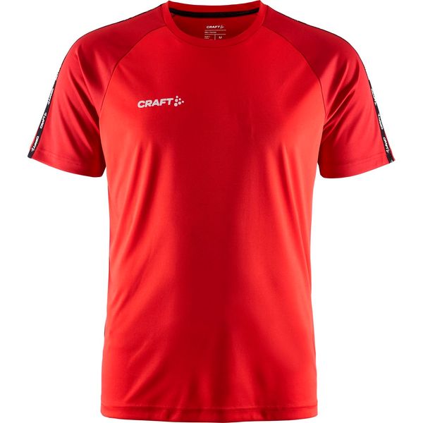 Craft Squad 2.0 Contrast T-Shirt Heren - Rood