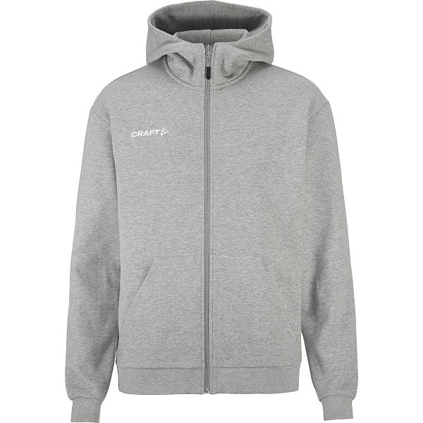 Craft Community 2.0 Logo Kapuzensweatshirt Herren - Hellgrau Meliert