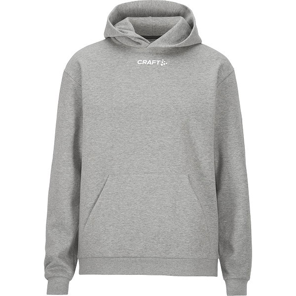 Craft Community 2.0 Logo Sweat À Capuchon Hommes - Gris Clair Mélange