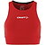 Craft Rush 2.0 Crop Top Dames - Rood