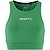 Craft Rush 2.0 Crop Top Dames - Groen