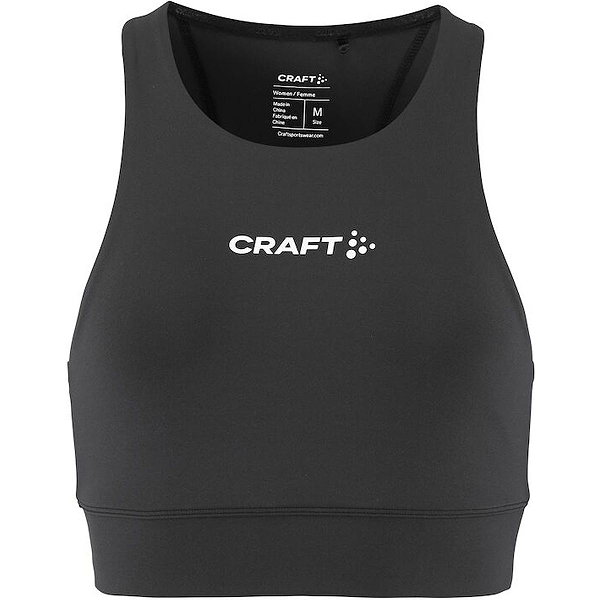 Craft Rush 2.0 Crop Top Dames - Zwart