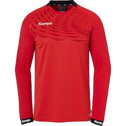 Kempa Wave 26 Longsleeve Herren - Rot / Chili Rot