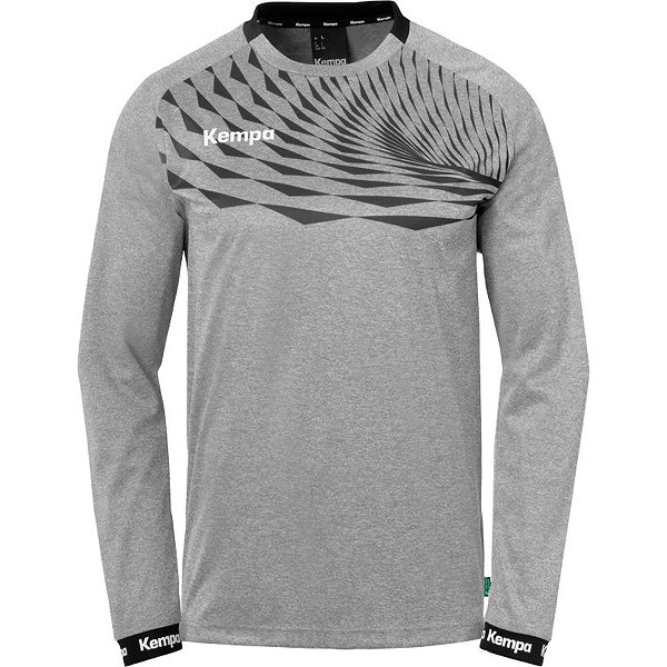 Kempa Wave 26 Longsleeve Herren - Dunkelgrau Meliert / Anthrazit