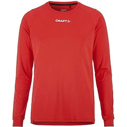 Craft Rush 2.0 Running Longsleeve Kinder - Rot