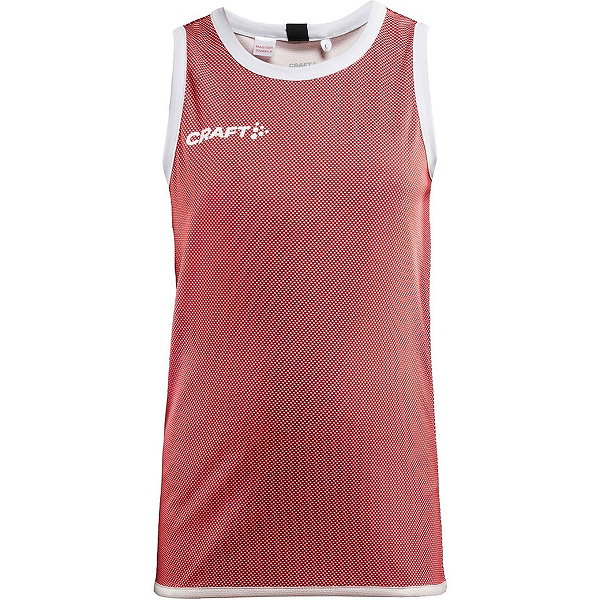 Craft Progress Maillot Réversible Enfants - Rouge / Blanc