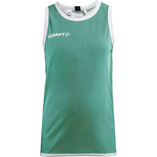 Craft Progress Maillot Réversible Enfants - Vert / Blanc